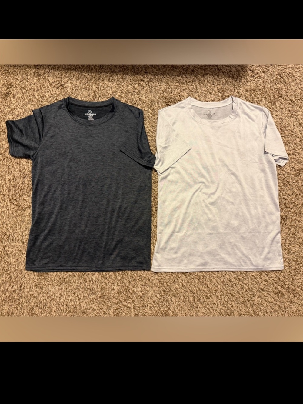 Real Essentials Active Shirts- Gray and White